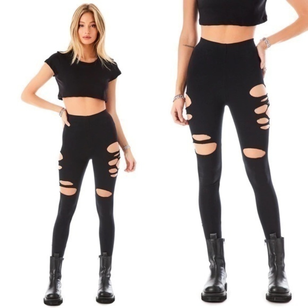 NWOT Slashed Legging by CARMAR Denim Large